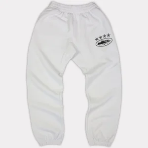 Corteiz 4Starz Alcatraz Jogging Hose Weiß